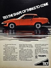 1976 Triumph TR7 Print Ad -