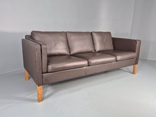 Vintage Danish 3 Seat Brown