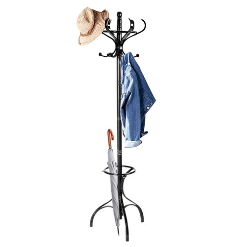 Wooden rotating coat - wooden, hat