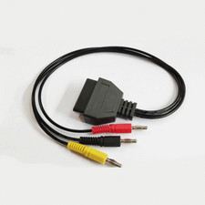 OBDIIF-KTS 3bananas OBD2 16pin Female Connector Adapter To 3pin Bananas