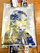 Fidel Evora NSP (No se puede mirar) Screen Print Hand Finished Faile VHILS Bast