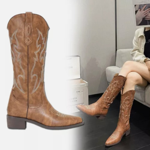 Ladies womens genuine tan - genuine,