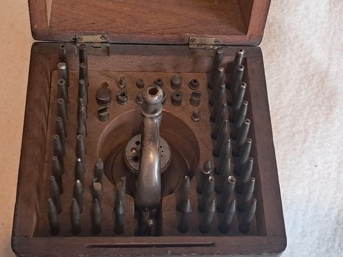 Antique watchmakers tool set - watchmakers,