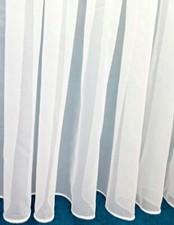 Plain Voile Net Lead Weighted Voile Net Curtain Sold By the Metre Rod Slot