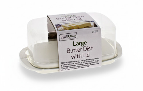 Butter dish large with - large,