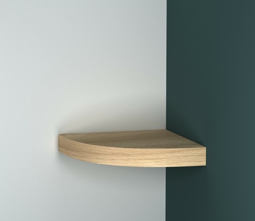Floating wooden wall - wooden, mounting