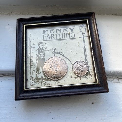 Vintage penny farthing bike - vintage,
