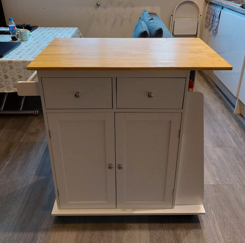 Kitchen island trolley - island, wooden