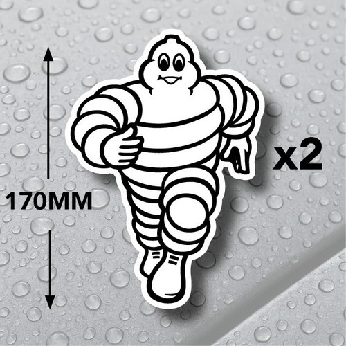 Michelin man vinyl sticker - man, x2