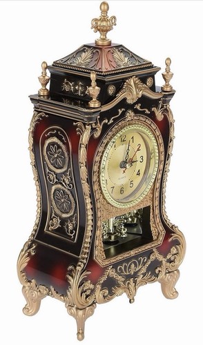 Vintage style mantel clock - style,