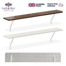 Radiator Shelf with Foil Insulation - MDF Wooden No Drill Shelves with Brackets