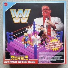 WWF WWE Retro Mattel Wrestling Figure Royal Rumble Ring Playset *RING ONLY*
