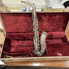 KING H.N. WHITE. alto saxophone 1925. NEEDS REPAIR, READ DESCRIPTION!