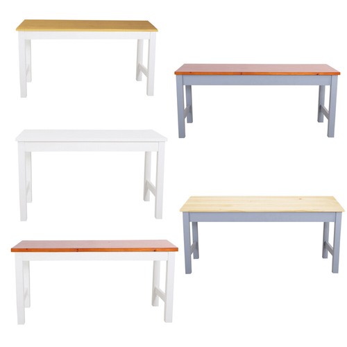 90cm wooden dining bench long - wooden,