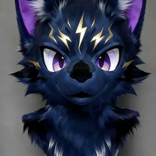 Fursuit long haired dog fox - dog,
