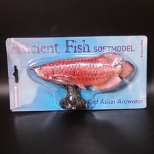 Asia Red Arowana Ancient Fish Real Soft Figurine Desktop Model FF-005 Favorite