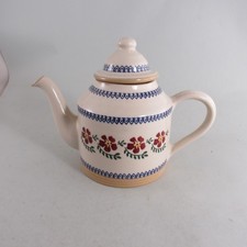 NIcholas Mosse Pottery Old Rose Pattern Teapot Made In Ireland