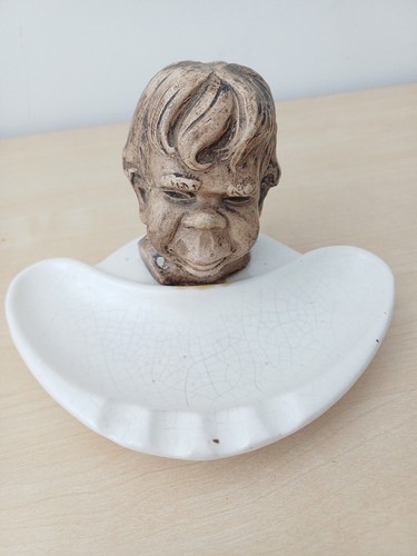 Vintage novelty grotesque face - grotesque,