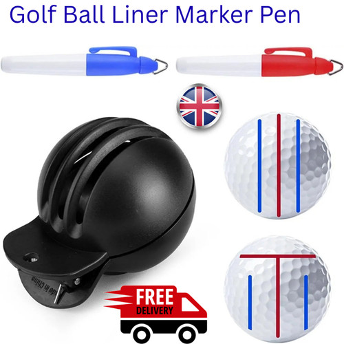 Golf ball liner marker pen - liner,