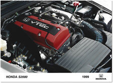 Honda S2000 Engine. Press Release Photograph. 1999