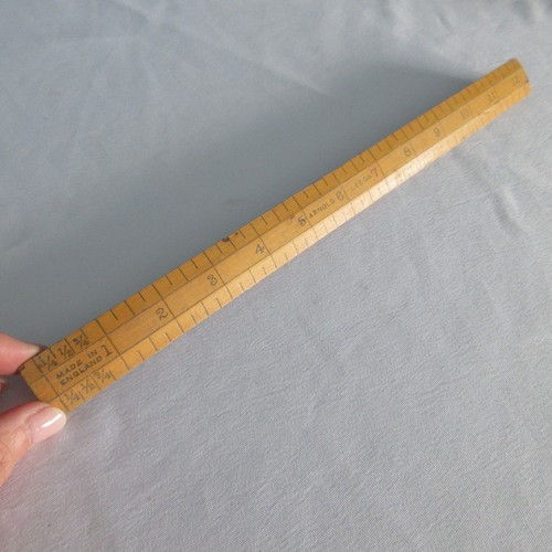 Antique ruler boxwood arnold - antique,