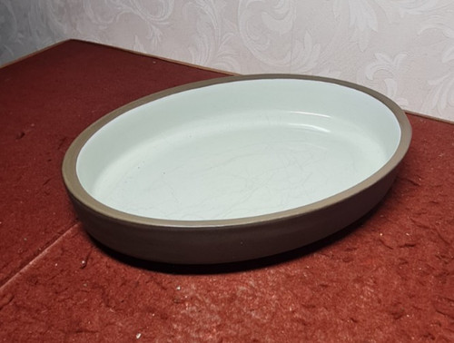 Denby chevron oval serving - denby,