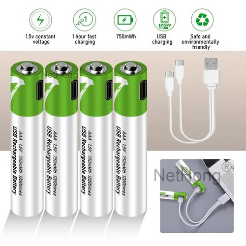 Pack usb rechargeable aaa - 4-pack,