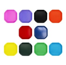 [Set of 4] Plastic Small Mixing Tuff Tray 70cm x 70cm Kids Messy Play Activities