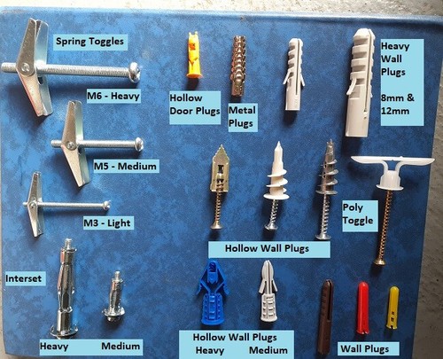 Wall plugs screws all - wall,