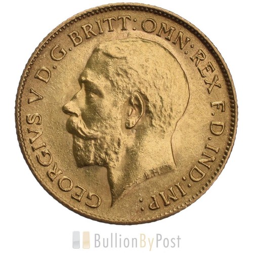 Gold half sovereign - gold,