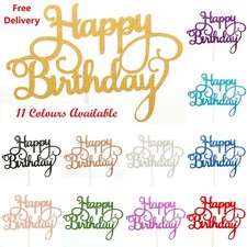 Happy Birthday Cake Toppers