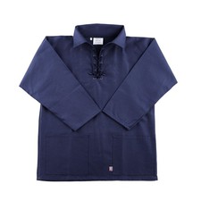 Newlyn Fishermans Smock, New, V NECK Small Navy Blue with Pockets 
