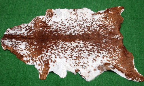 Luxury goat hide rug - hair, on