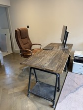 Designer Rustic Wooden Desk