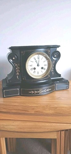 Black slate ornate antique - ornate,