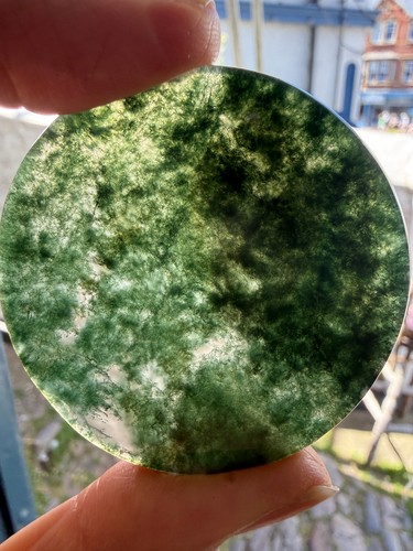 Moss agate crystal healing - moss,