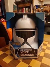 Boxed Circa 2008 Star Wars The Clone Wars Clone Trooper Voice Changer Helmet *