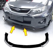 Black Front Bumper Lip Spoiler