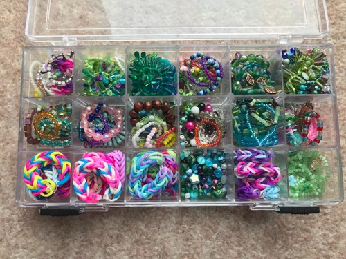 Assortment beads mixed - mixed, glass