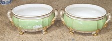 Pair Bloor Derby English Porcelain Sauce Tureens - Regency 