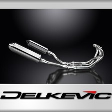 Yamaha XJ600 Diversion 1992-04 Full Exhaust 4-2 13" Tri-Oval Stainless Mufflers