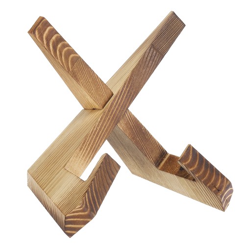 Wooden plate stands - wooden,