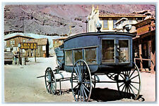 c1960's Horse Drawn Hearse Calico Ghost Town Barstow California CA Postcard