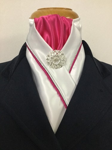 Hhd white satin dressage - white,