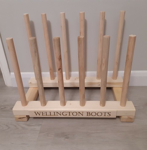 Personalised welly rack - personalised,