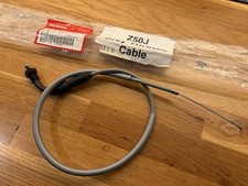 NOS HONDA THROTTLE CABLE FOR Z50J 12V GORILLA CHROME MODEL (17910-GEF-700)