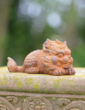 Rustic Cast Iron "Chinese Pixiu" Garden Sculpture Outdoor Ornament
