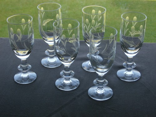 Vintage etched fern - ,
