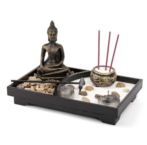 Mini buddha zen - garden, incense