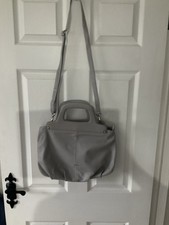 Picard Ladies New Grey Leather Handbag Shoulder Bag Medium Size